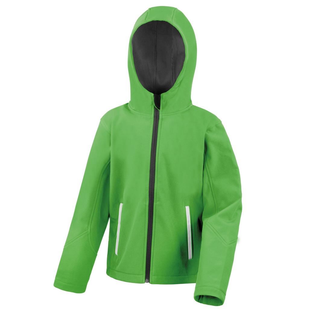 Result Core Childrens/Kids TX Performance Hooded Soft Shell Jacket