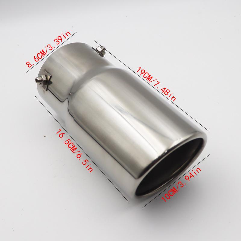 Stainless Steel Exhaust Tailpipe for Toyota Prado LC250 (24-26 Middle East Model)
