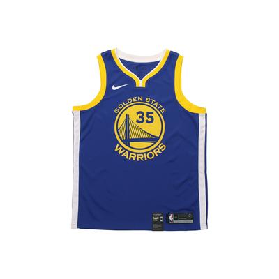 Kevin Durant Golden State Warriors Basketball Jersey, Fan Edition, Number 35 Men Tops Blue 864475-496
