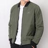 Adidas Ei Jkt Fl Bomber Knit Jacket Men Outerwear Light-Grey-Green DT2487