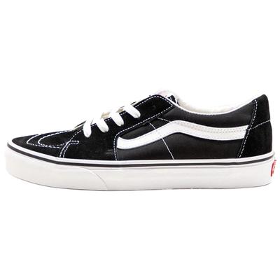SK8 Aşınmaya Dayanıklı Düşük Bilekli Kaykay Ayakkabıları Unisex Siyah Spor Ayakkabı VN0A4UUK6BT1