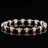 Natural Stone Men'S Bracelet | Fashion Elastic Design Hematite Stone Bracelets, Versatile for Daily, Gift, and Party Occasions