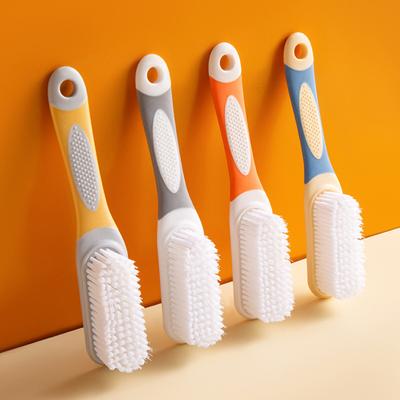 Brosse de nettoyage pour chaussures à long manche, outil de nettoyage pour la maison, forte flexibilité