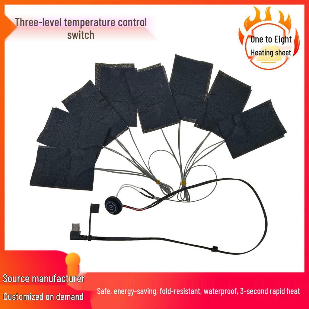 Shawl Clothes Heating Pad with Three-Level Temperature Control & USB Connection