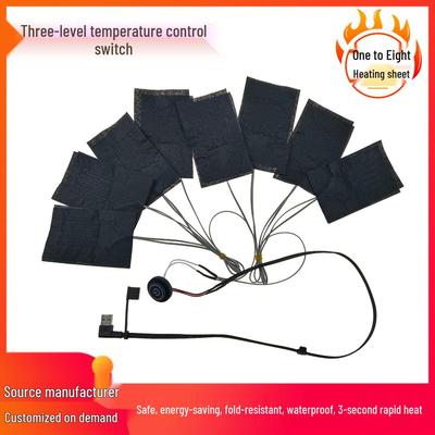 Manta Térmica para Ropa con Control de Temperatura de Tres Niveles y Conexión USB