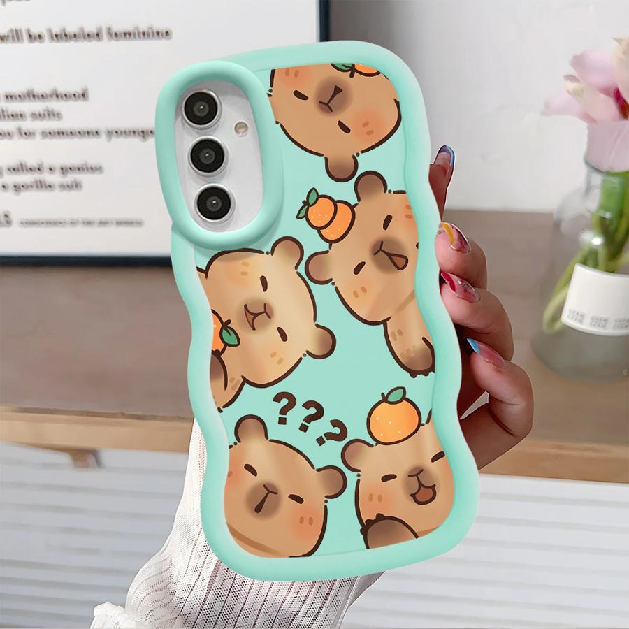 

Case for Samsung Galaxy A11 A16 A21s A15 A14 A13 A52 A12 Soft Phone Cover A04 A22 A03 A23 A33 A06 A53 A05 Capybara Cute Galaxy A04