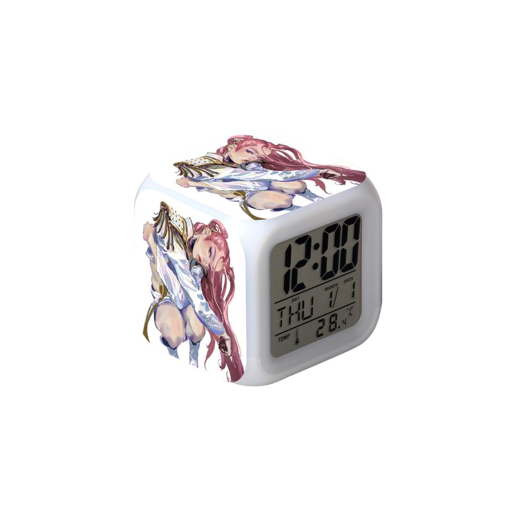Colorful LED Night Light Alarm Clock Creative Holiday Gift For  Movie And TV