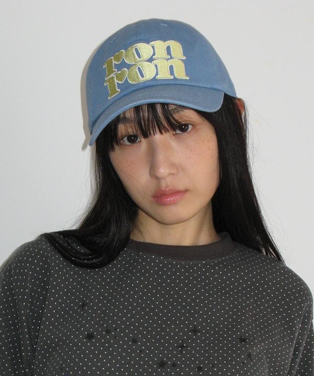 RONRON Logo Ball Cap Soft Blue