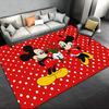 1pc Mickey Gives Minnie A Rose Rug Anti Slip, Non Shedding, Ideal for Living, Bedroom & Laundry Handcrafted Home Decor