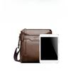 Single-shoulder Bag for Men Casual Crossbody Bag for Business Work and Commuting Soft Leather Men's Bag