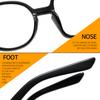 Women's Glasses Anti-Blue Light Fashion Personalized Hip Hop Square and Round Color Matching Plain Glasses Party Street Shooting Stylish Glasses