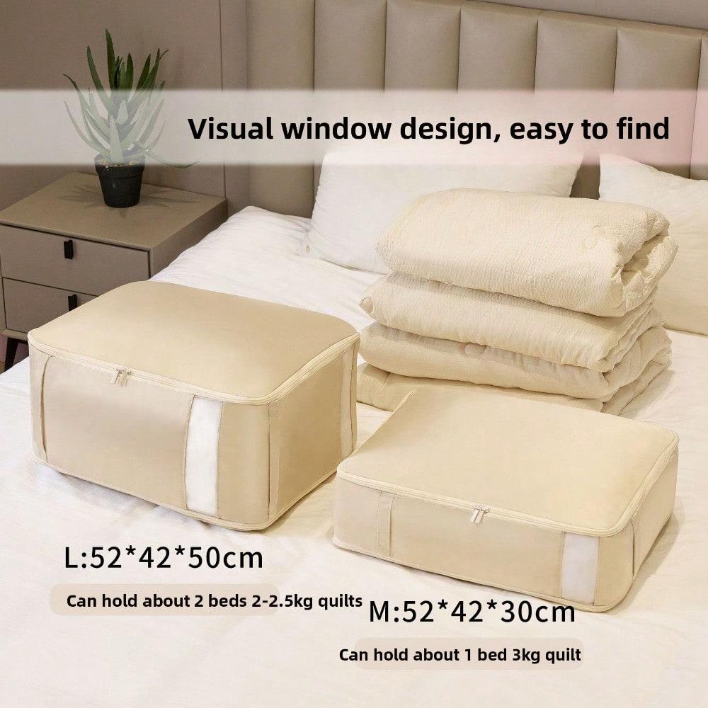 Visual Quilt Bag Storage Bag Large Capacity Clothes Pants Storage Finishing Bag Moving Clothes Packing Duffel Bag