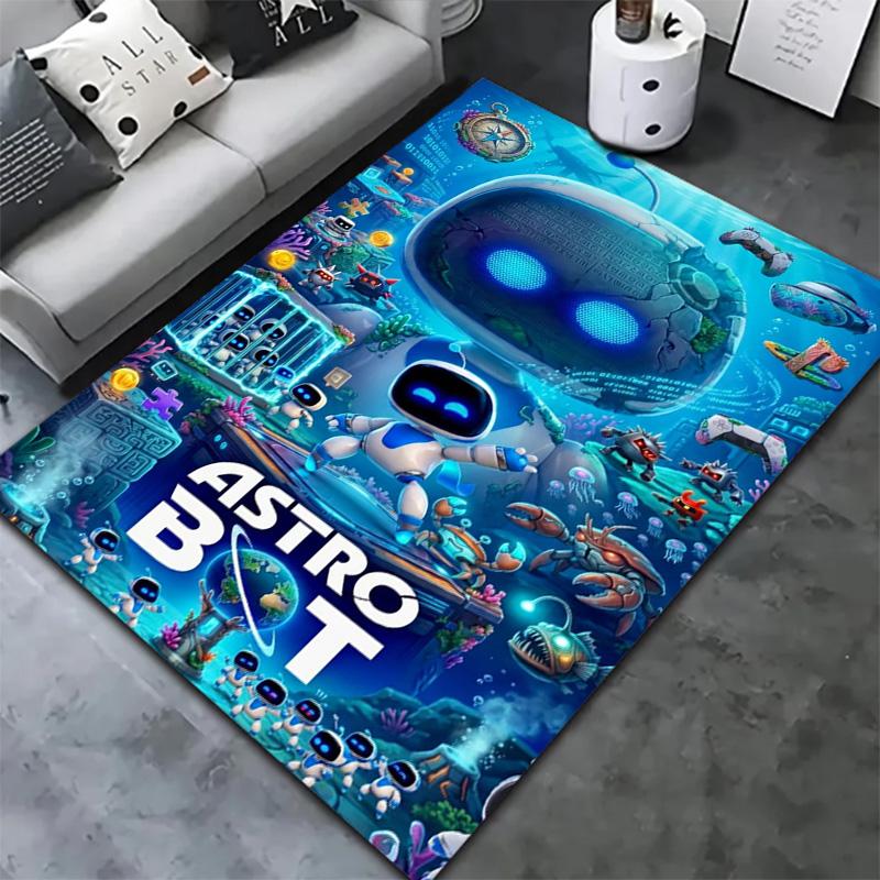 ASTRO BOT Carpet Rug for Living Room Bedroom Home Sofa Decoration,Kids play Non-slip Floor Mat