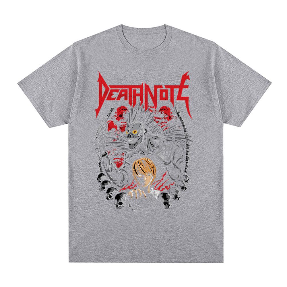 Anime Death Note Ryuk Yagami Tshirt Unisex Women Clothing Cotton Oversized Tshirt Fashion Vintage Y2K Short Sleeve Tee Unisex
