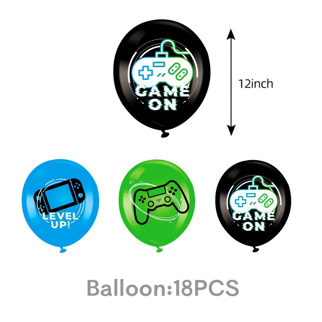 Customized Game-Themed Party Supplies, Birthday Party Decorations, Arrangements, Props, Paper Plates, Paper Cups, Tablecloths, Paper Towels, Banners