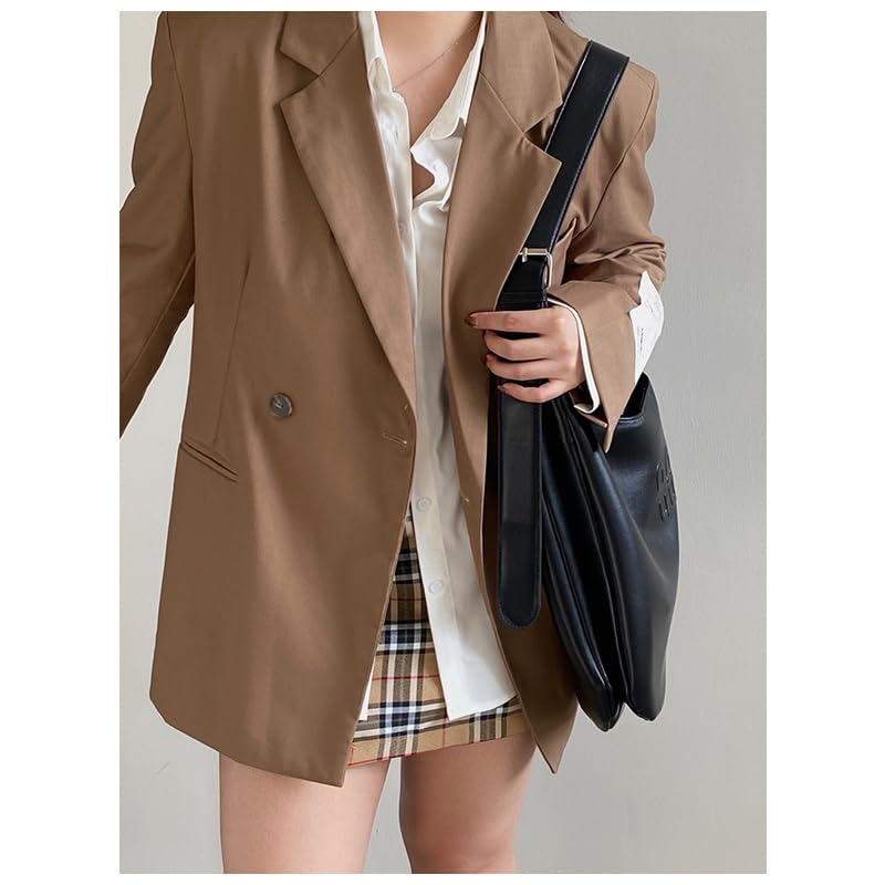 [88flix] Women's Hobo Bag, Large Capacity A4 Shoulder Bag, Lightweight Tote Bag, Perfect for Commuting, School, and Travel