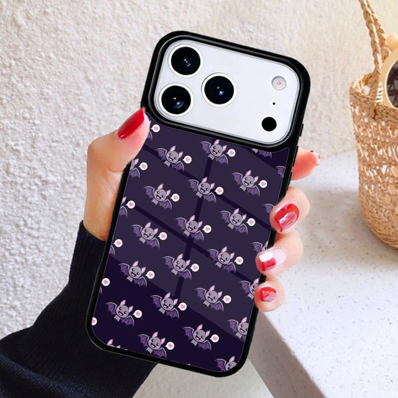 Vampire Bats Full Moon Halloween Phone Case For iPhone 17 Air 16 15 14 13 12 11 Pro Max Plus