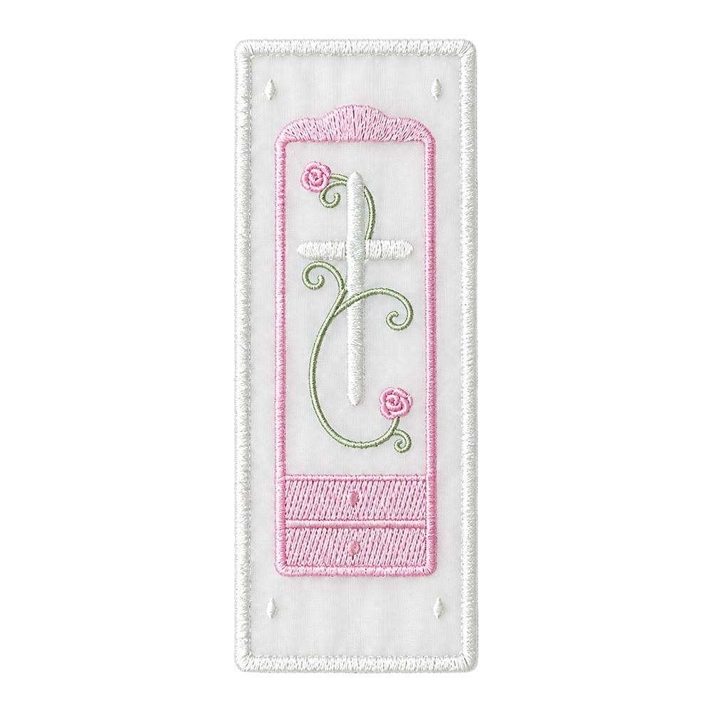 Embroidered Detail Rose Embroidered Bookmark Organza Reading Marker Reading Marking Tool