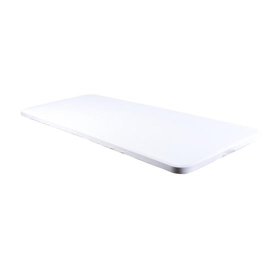 Table Cover Solid Color Waterproof with Anti-slip Elastic Band Camping Dirt-resistant Desk Protector Picnic