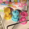 3Pcs Screw Nail Shaped Screw Shaped Hook Plastic Storage Hanger Creative Sticky Hook  Clothes