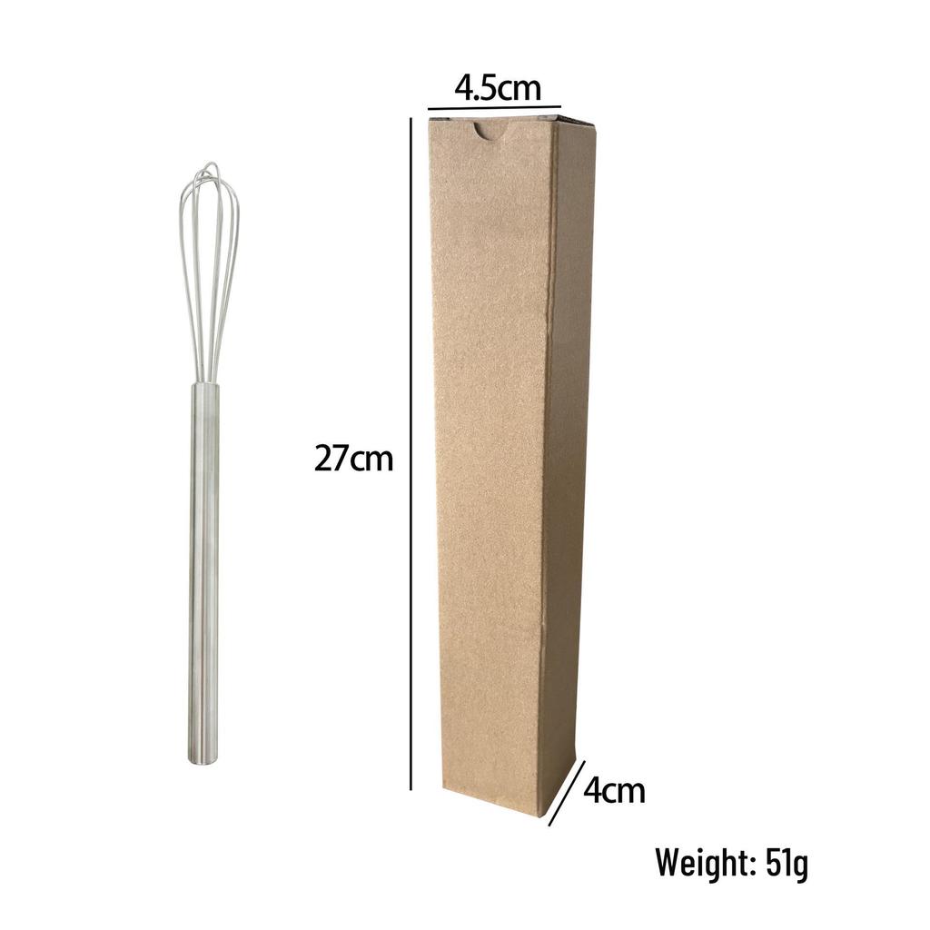 304 Stainless Steel Long Handle Egg Beater & Whipper