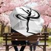 1PC Ballet Dancer Umbrella-8-Rib Reinforced, Automatic Open, Lightweight & Durable, Cute Fashion Accessory for Outdoor-Y0319