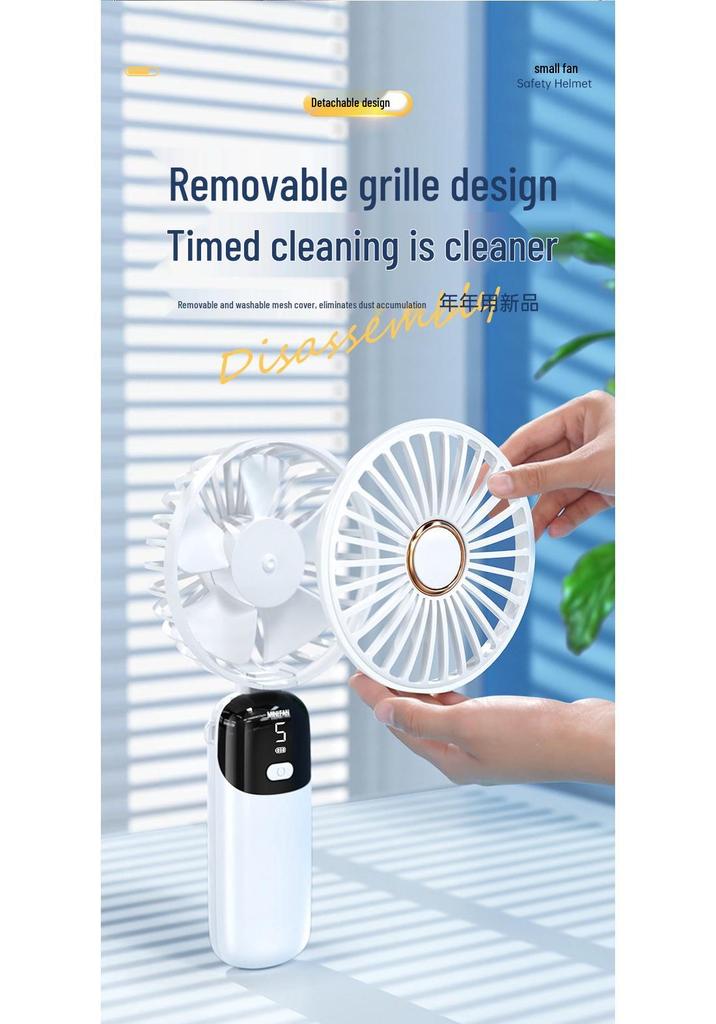 Portable USB Rechargeable Mini Desktop Fan for Dorms