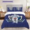 Dallas Mavericks Basketball Spirit Three-piece set(1 * duvet cover + 2 * pillowcase, without core)Christmas birthday gift Bedding set