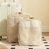 Vacuum Storage Bags for Clothes Bedding Space Saving Designs Sturdy Reusable Sateen Fabric Travel Home Organizing