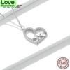 925 Sterling Silver Loving Bird Pendant Silver Chain Necklace For Women Fine Jewelry Valentine 'S Day Gift