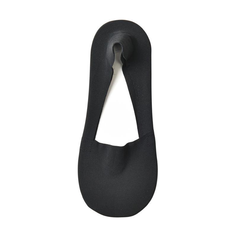 Women's Summer Non-Slip Invisible Boat Socks - Thin, Breathable Ice Silk with Deodorant Pure Cotton Bottom