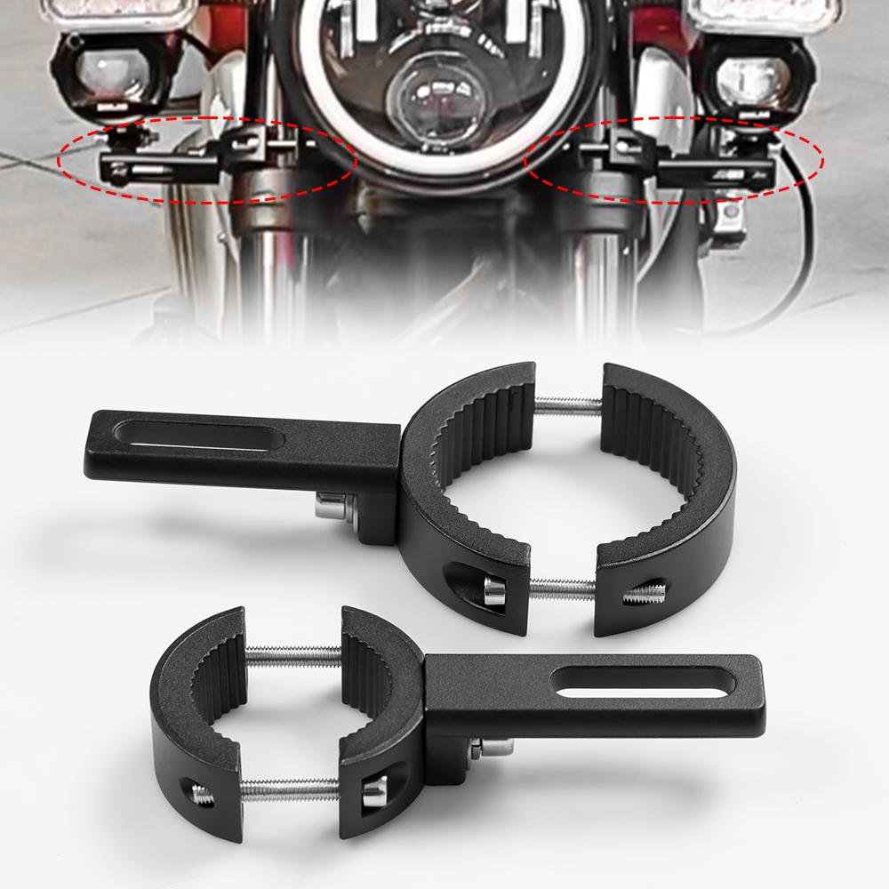Motorcycle Headlight Spotlight Mount Bracket Light Lamps Holder Adjustable 20mm-60mm Fork Mount Clamp Lamp Holder Clamp Bracket