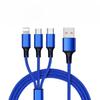 USB kabel pro rychlé nabíjení univerzálního multifunkčního kabelu 3 v 1 pro mobilní telefon Samsung typu C