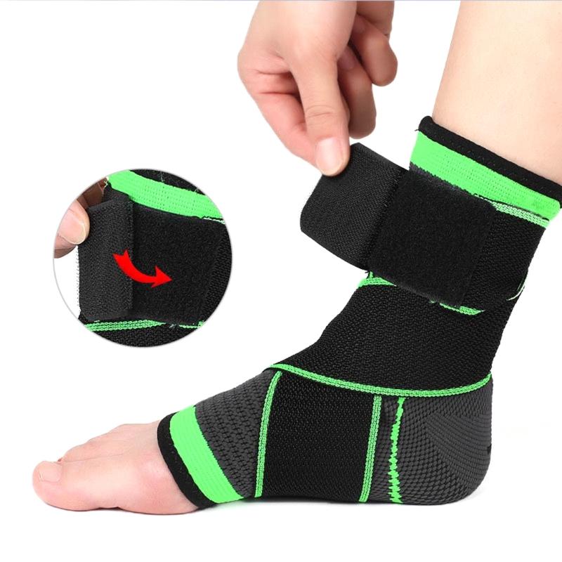 Ankle Brace Support Ankle Compression Sleeve Socks Adjustable Foot Support for Baseball Basketball Football Running