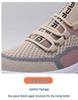 Women's Plus Size Comfortable Flyknit Casual Shoes with Thick Sole and Breathable Mesh, Height-Boosting Design.