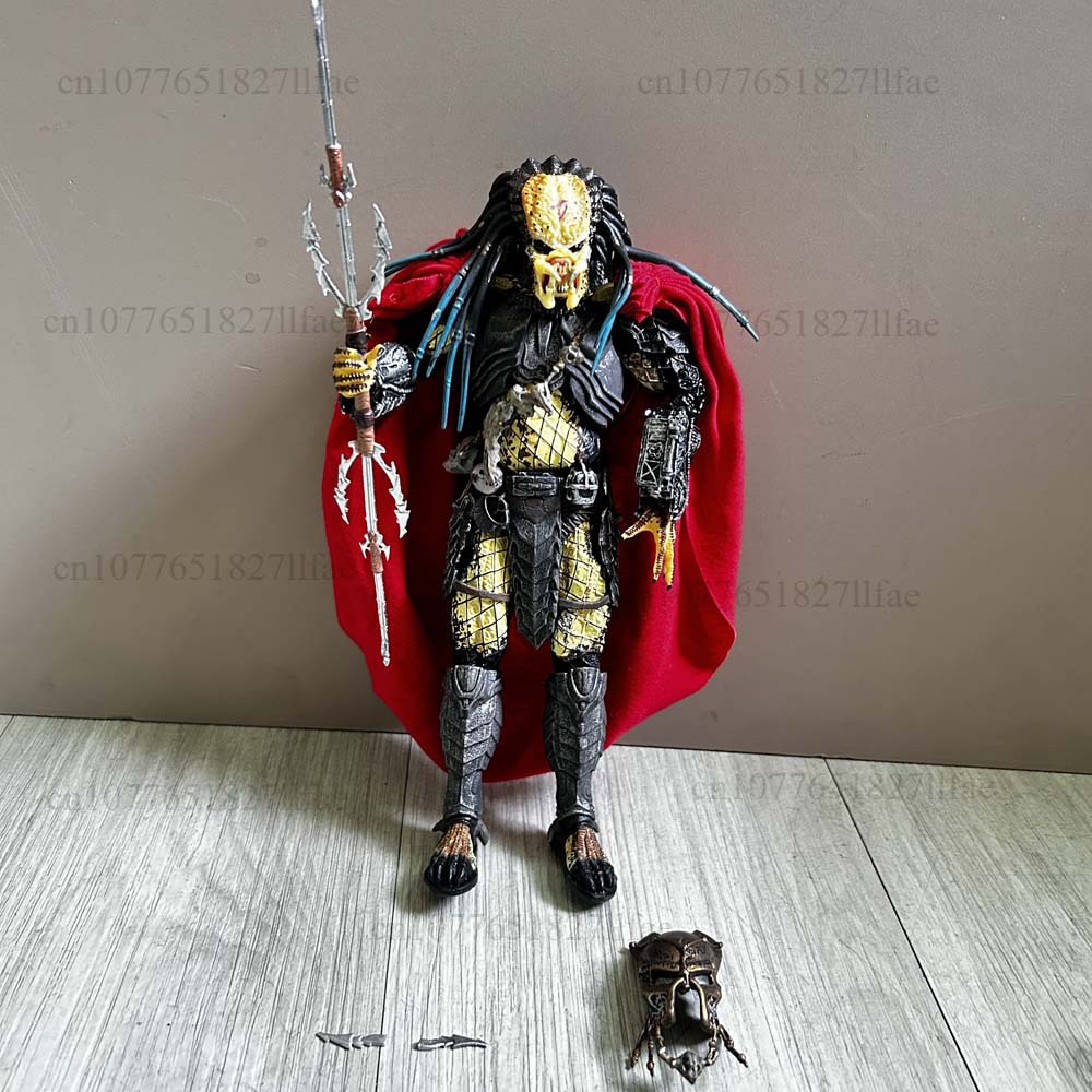Hiya Toys Alien gegen. Predator Älterer Predator 1:18 Skala Actionfigur Modell Spielzeug Gelenkige Bewegliche Puppe Weihnachtsgeschenk Raumdekoration