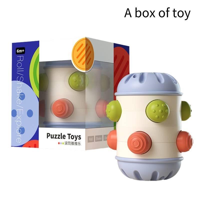 Engaging Early Development Baby Toy Fun Push Rolling Drum Educational Rattle