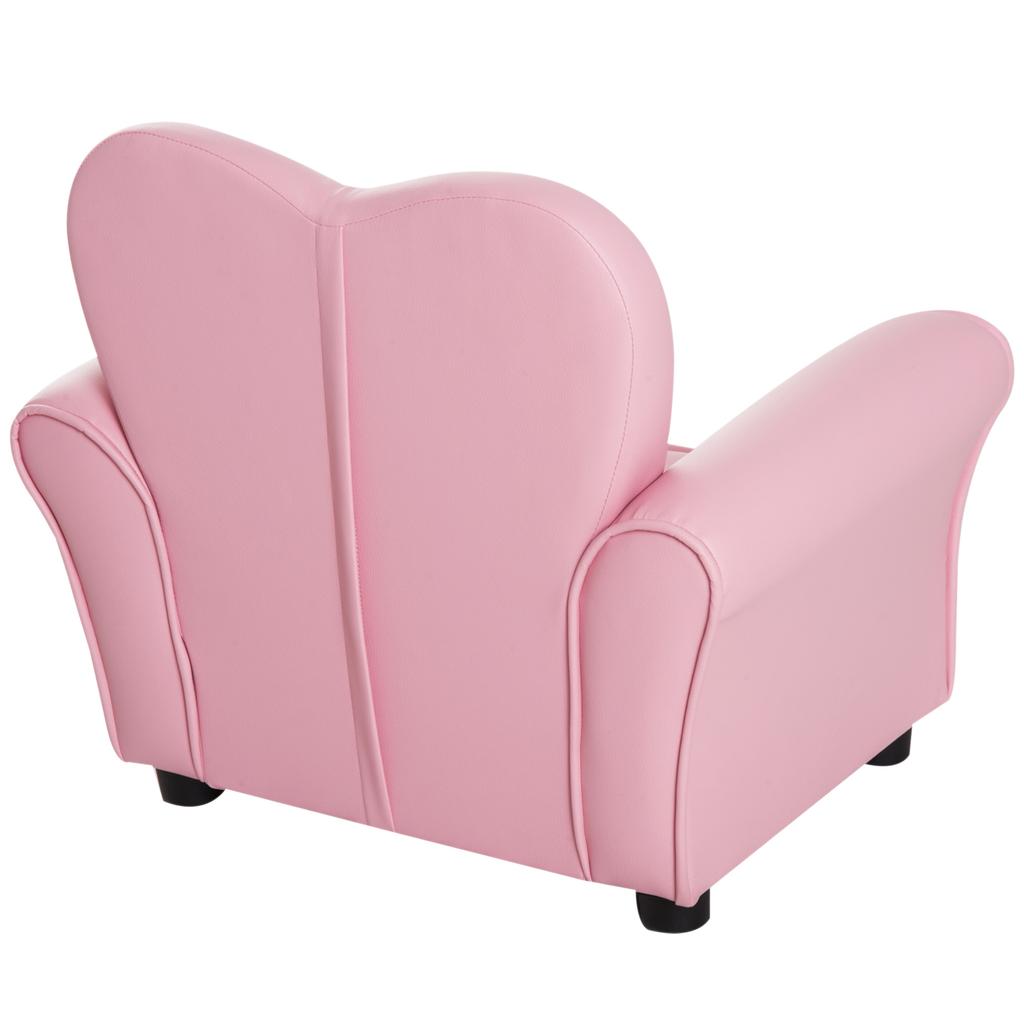Sillón Sofá Infantil para Niños Sillón Infantil Asiento Relajarse Sala de Juegos Asiento Niña Princesa Rosa