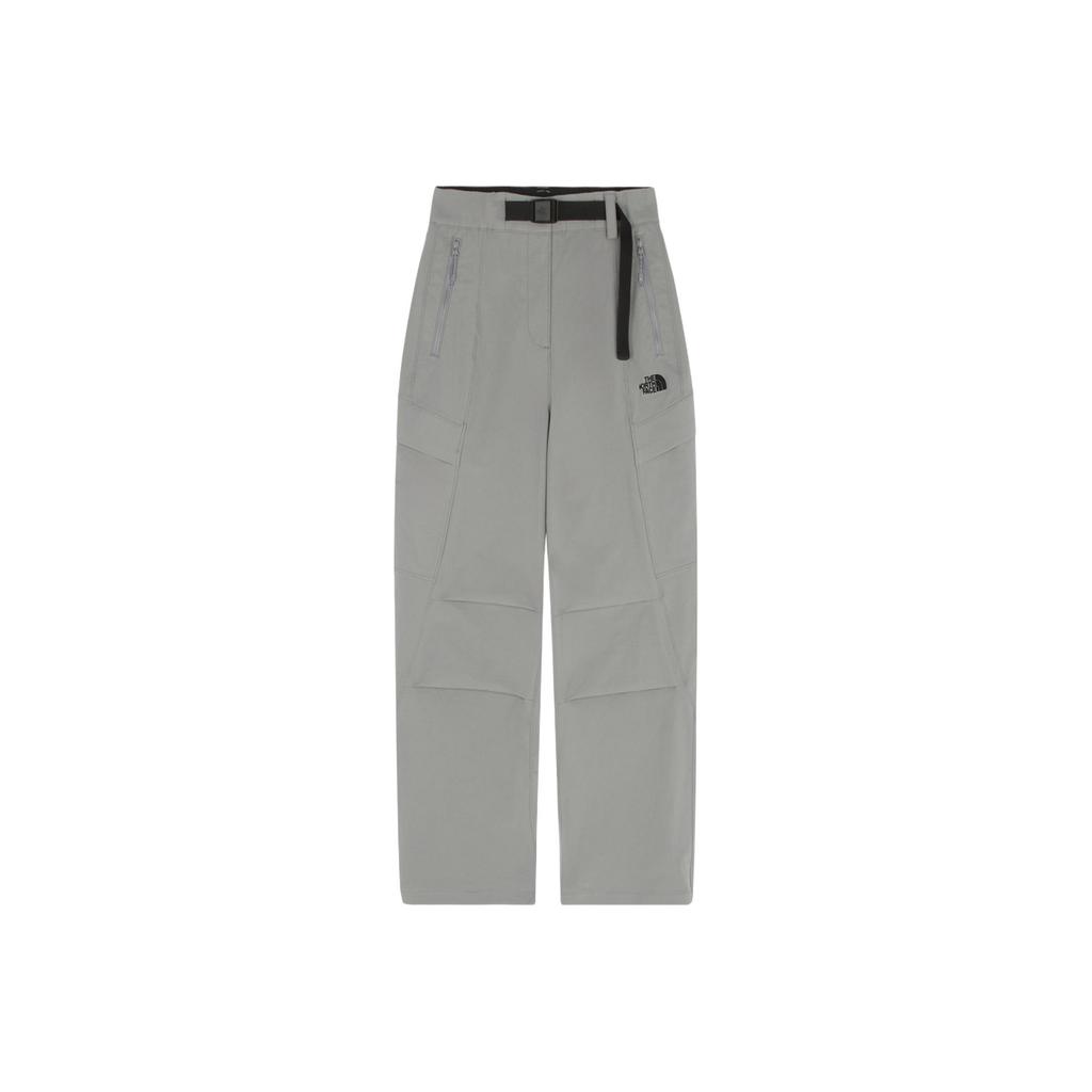 The North Face Logo Embroidered Zipper Loose Casual Pants Women pants NP6NR84B