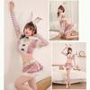 [Milky Time] Women's Sexy Santa Claus Bunny Girl Costume (Pink)