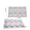 Multifunctional silicone model mousse cake mold, mousse mold, baking mold, ice cream mold (8-hole round mold)