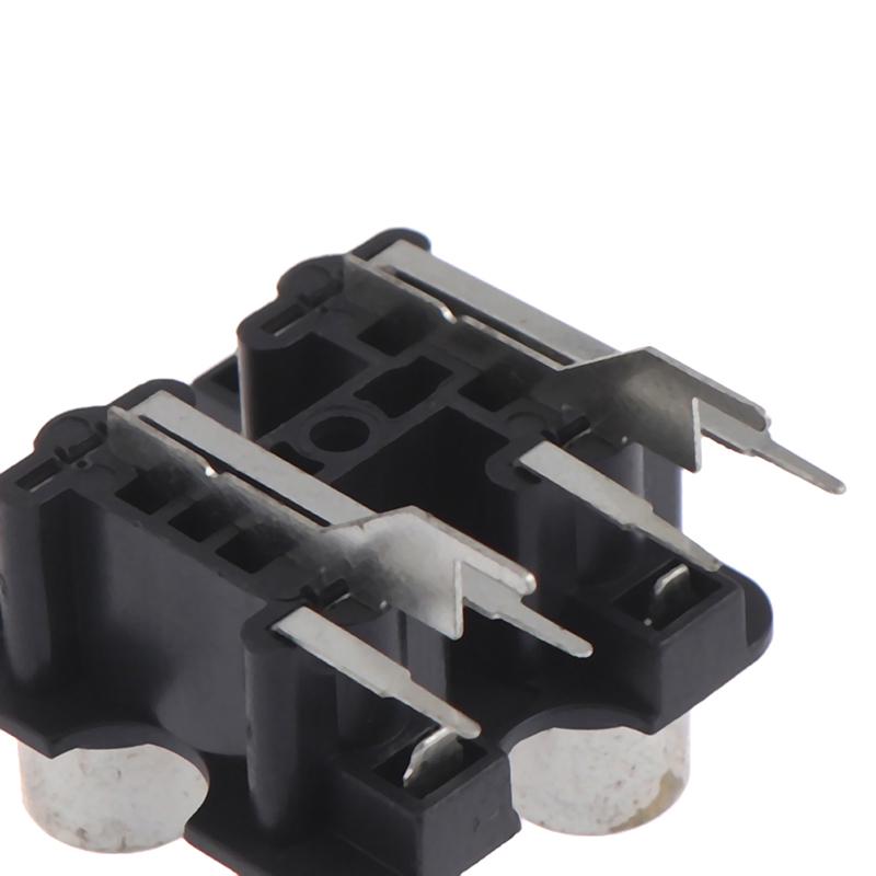5Pcs 2/4 hole RCA Female Stereo audio Jack AV Audio input socket Connector Lotus row Amplifier Interface Signal connection