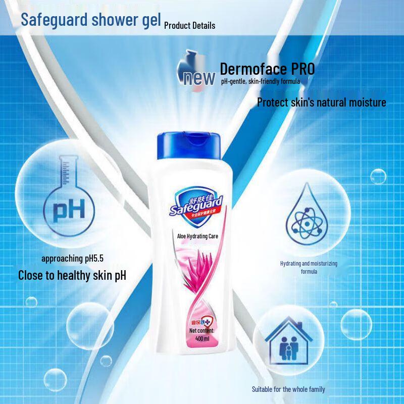 Safeguard Aloe Vera Hydrating Body Wash Twin Pack