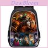 Demon Slayer Backpack With Oxford Fabric Large Capacity School Bag For Students And Teens