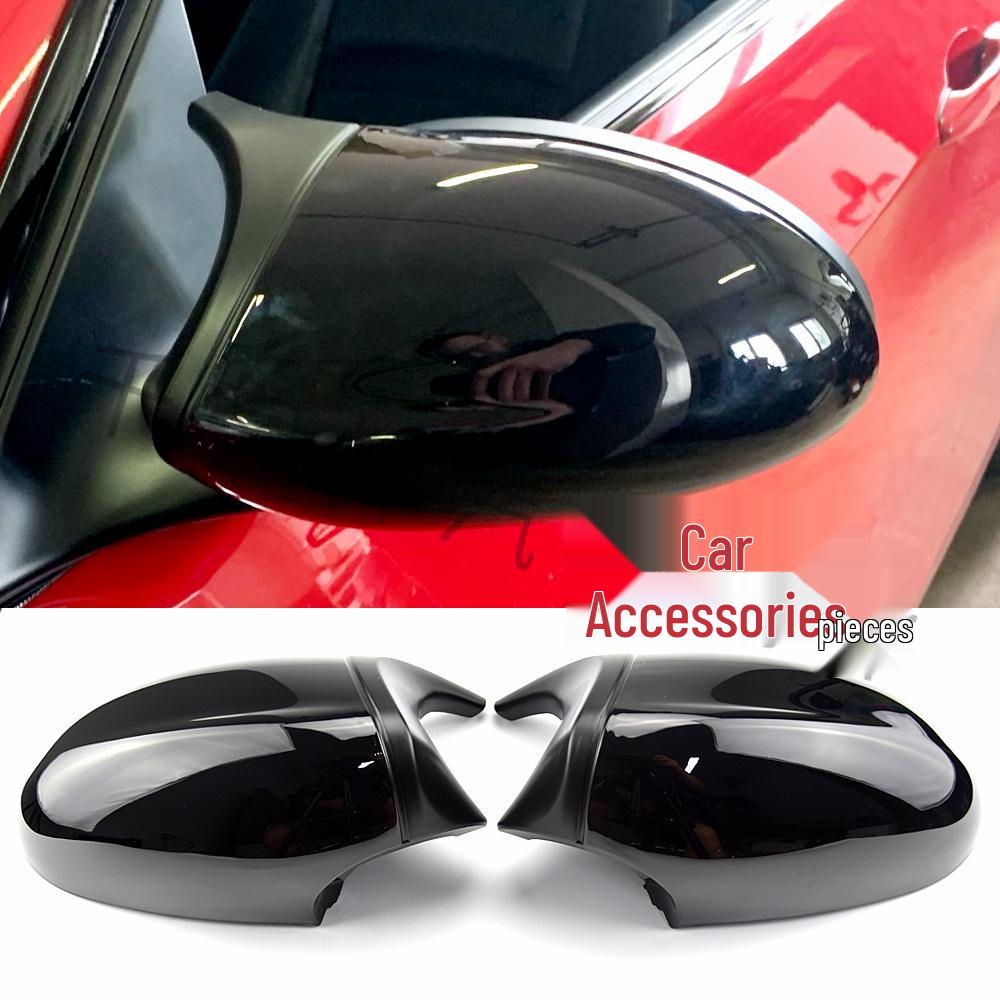 BMW E90/E92/E81/E82/E87 Gloss Black Rearview Mirror Cover Housing