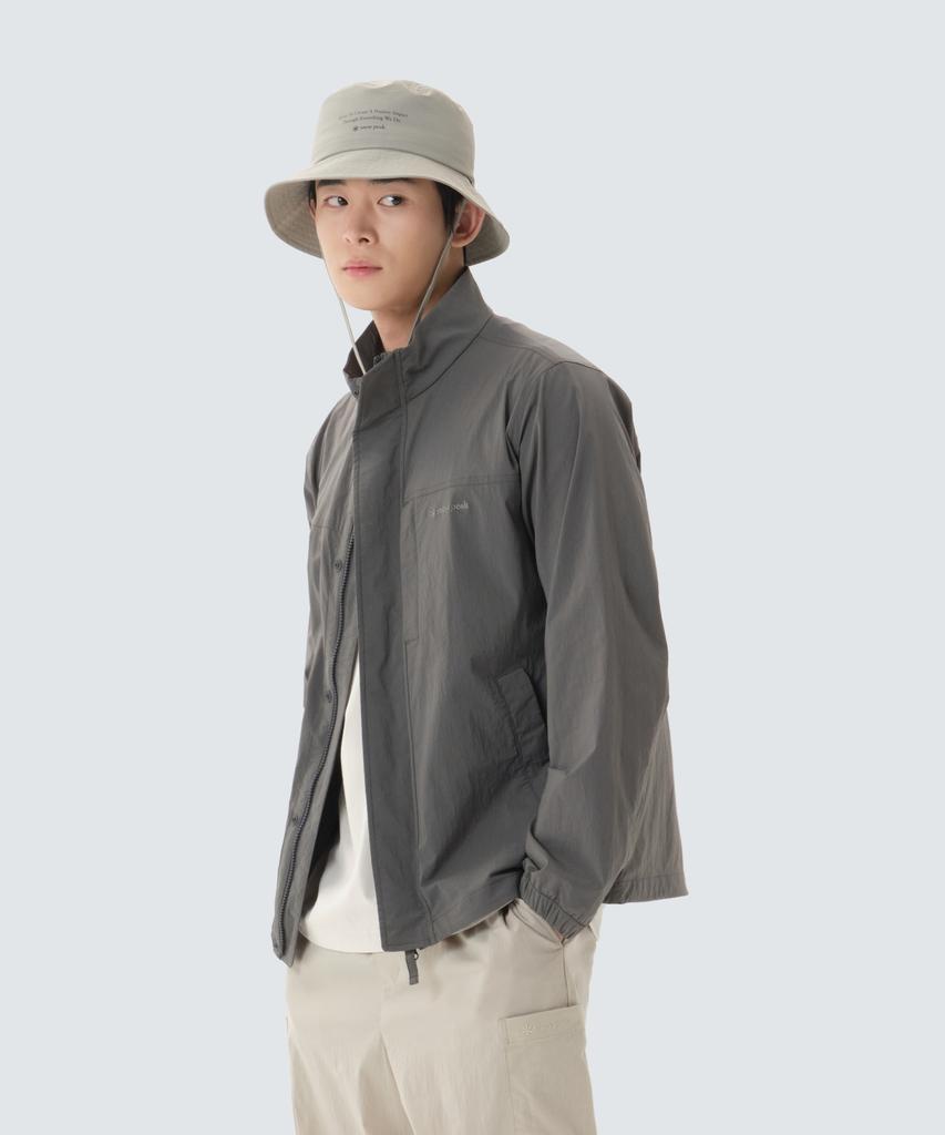 Snowpeak Apparel Root Stand Neck Windbreaker (S26Mmrwb64) Dark Gray