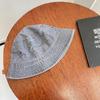 Bucket Hat Solid Color Washed Vintage Anti-UV Sunscreen Decorative Denim Unisex Women Men Cap Headwear