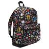 Converse X Hello Kitty And Friends Collaboration 19.5L Zipper Closure 600D Polyester Backpack Women Backpack Black WA5874-023
