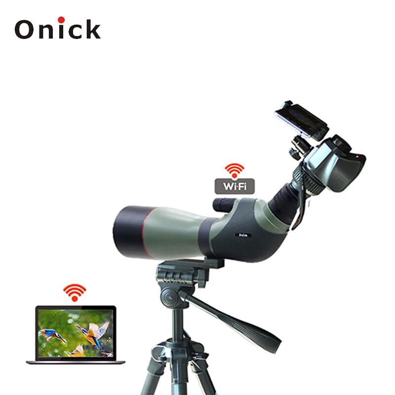 Onick 20-60x82ED Spotting Scope with Wireless WiFi Camera System