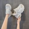 Autumn New Height Increase Casual Fashion Versatile Sports Hot Diamond Red Women's Shoes Platform Shoes